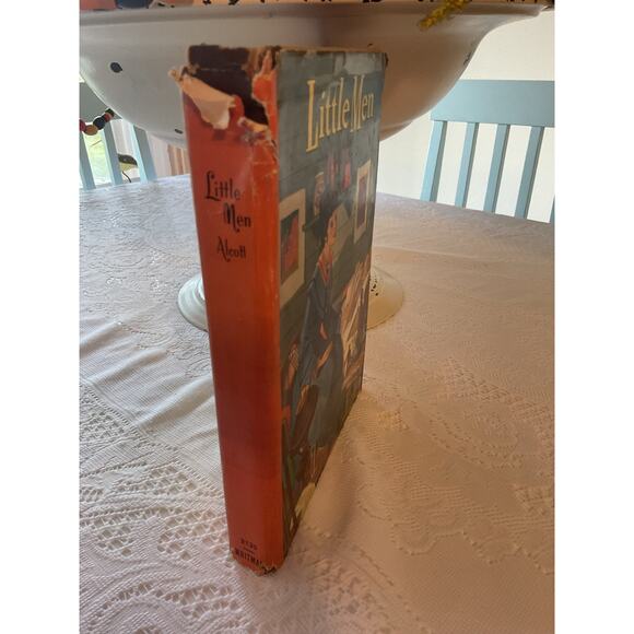 1940 "Little Men" written by Louisa May Alcott Vintage Hardcover Book - Picture 2 of 10